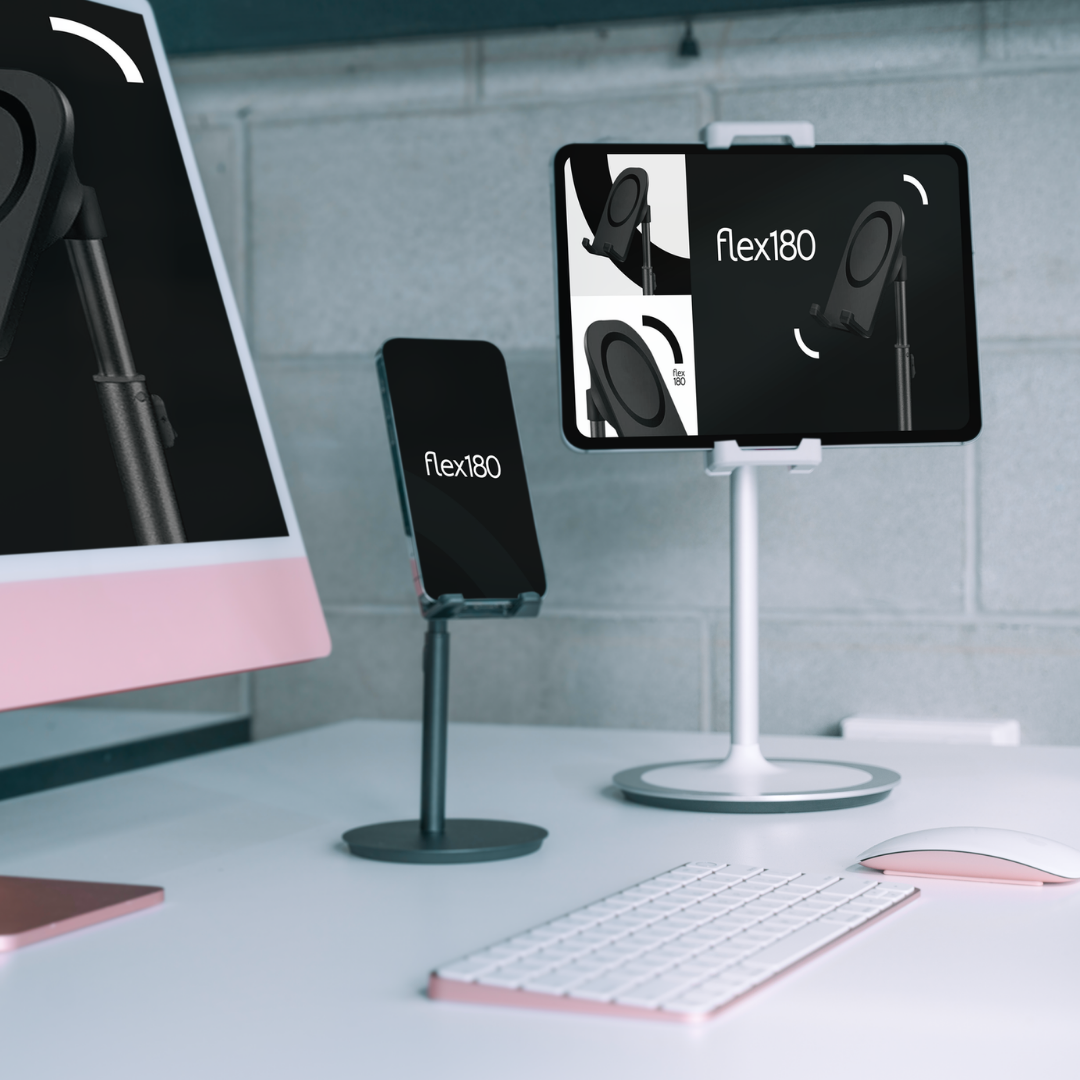 Desktop Phone & Tablet Stand Black S1 - Flex180